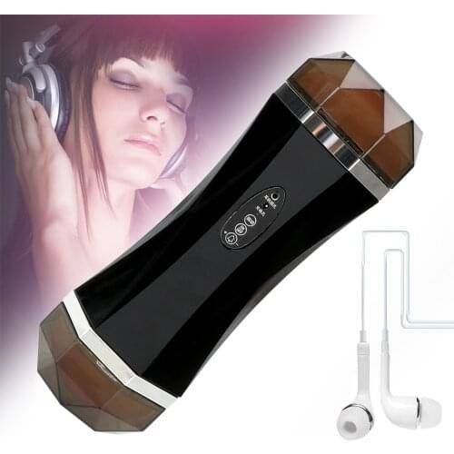 Blowjob Pussy Sucking Sex Toys for Men Male Masturbation Voice Aircraft Cup Sex Machine Silicone Oral Vagina Real Pussy Vibrator