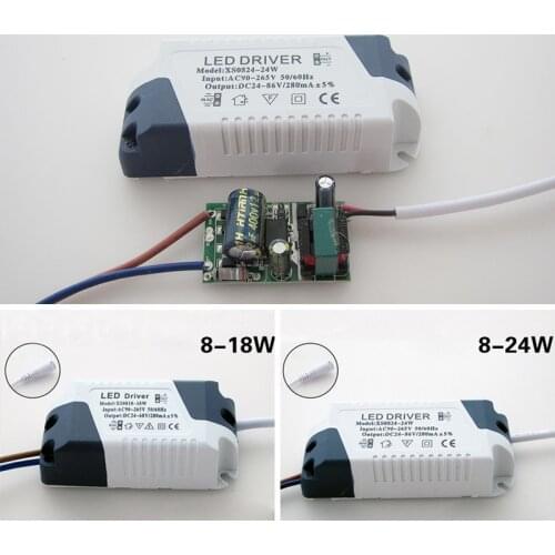 LED Driver 8w-24w 8-18W LED Ceilling Light Lamp Driver Transformer Power Supply For LED Lights DIY Panel Lamp Driver