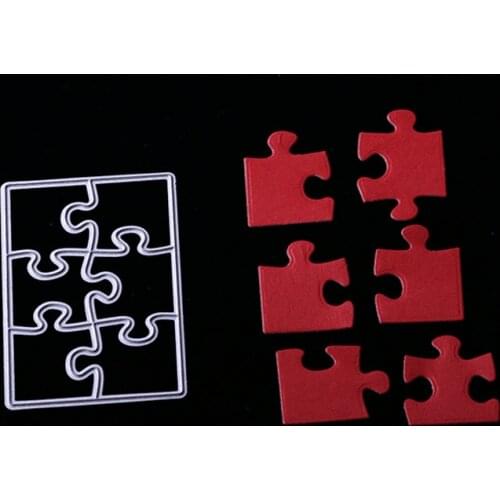 Metal picture puzzle Cutting Dies Stencils for DIY Scrapbooking/photo album Decorative Embossing DIY Paper Cards