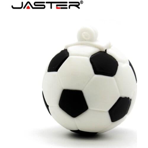 JASTER 100% real capcity cartoon football pendrive usb flash drive 4GB 8GB 16GB 32GB 64GB pen drive gift Free shipping usb stick