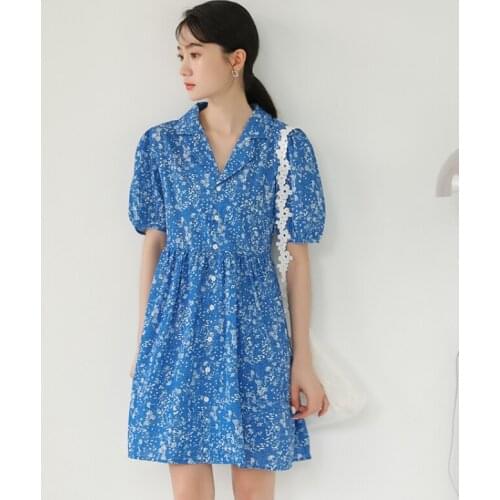 Голубые летние платья YUAZHOQI China At AliExpress