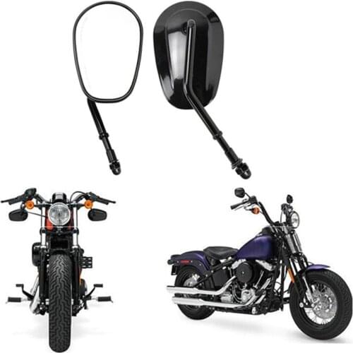 For Harley Motorcycle rearview mirror all aluminum 883 rearview mirror retro rearview mirror modified mirror