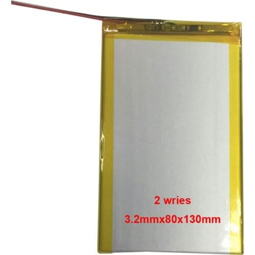 1PCS/Lot 3.7V lithium Tablet polymer battery 3580130 5500MAH mobile power Tablet PC DIY inner li-ion+Tracking