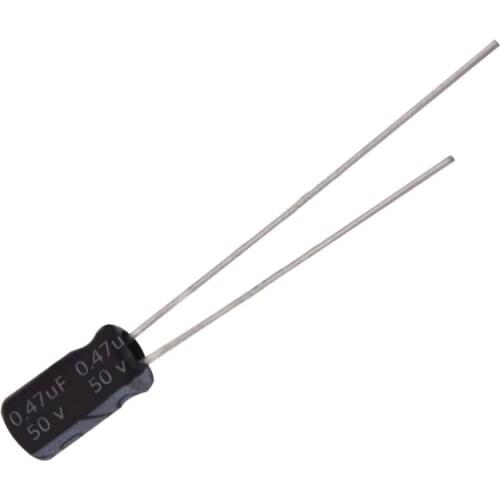 50V0.47uf Volume 4x7mm aluminum electrolytic capacitor 100pcs