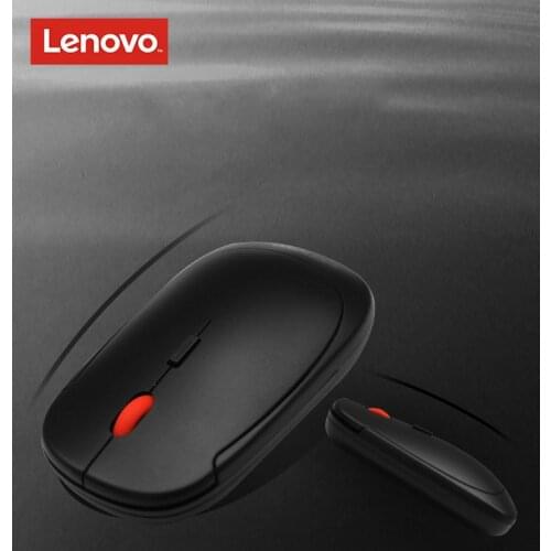 2019 New Lenovo F320 Wireless Mouse Ultra-thin Mini Mice Mouse For Laptop - Black