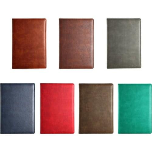A5 PU Leather Journal Notebook Lined Paper Diary Planner Notepad Stationery Business Office School Supplies