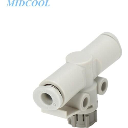 Speed Controller Valve with One-touch Fitting In-line Type AS Series AS1002F AS2002F AS2052F AS2002F AS3002F