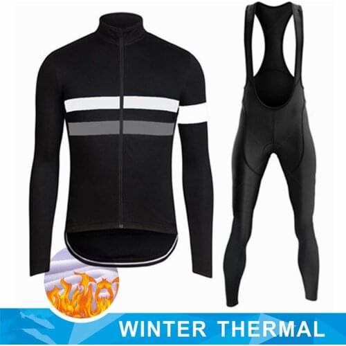 Raphael Winter Cycling Jersey Set Autumn Quick-Dry pro Racing Team Downhill Uniform Anti-UV Long Sleeve Cycling Clothing Suit