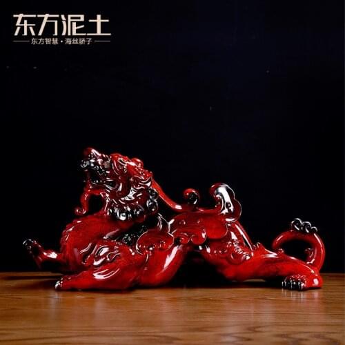 Mythical wild animal desktop furnishing articles furnishing articles office to send the boss sitting room ark adornment