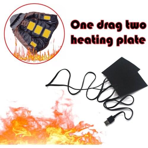 Clothes Heater Pad Electric Heating Vest Pads For Outdoor Thermal Warm Winter Diy Heated Clothing Mobile Warm Gear#dp4