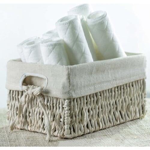 New Reusable And Easy Use Soft And Breathable Baby Modern Cloth Diaper Nappy Liners Inserts 3 Layers Diaper 1pcs 32*12cm