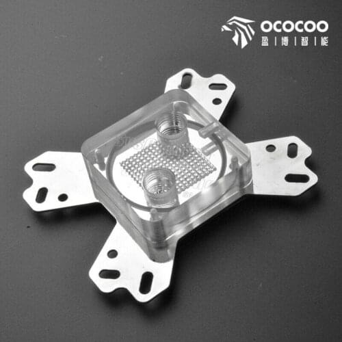OCOCOO C17 New High Quality Acrylic Water Cooling Head Computer Cooling CPU Water Cooling Intel and AMD All Platform Universal