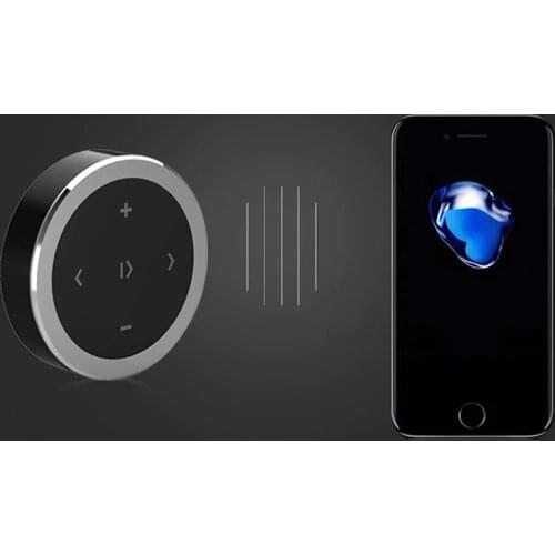 NEW Wireless Bluetooth Remote Control car kit Media Button Car Motorcycle Steering Wheel Music Player controller for iOS/Android