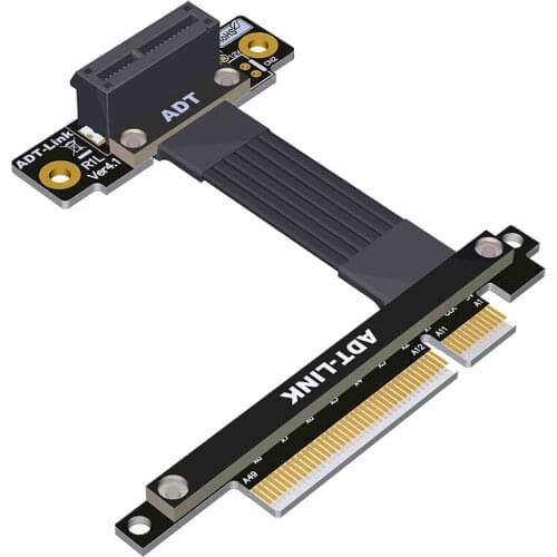 PCIE 4.0 X8 To X1 Extension Cable Conversion Adapter X1 For X8 Support Wired Wireless Network Card Capture Card USB Card PCIE4.0