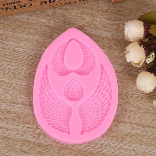 Angel wings Shape 3D Silicone Cake Mold, Cartoon Figre/cake tools Soap Mold Cake Decoration E105