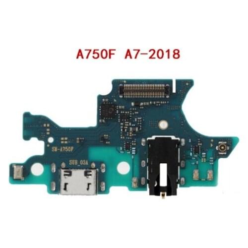 Replacement For Samsung Galaxy A7 2018 A750 a750f Charging flex USB Charging Dock Port Flex Cable part 10pcs