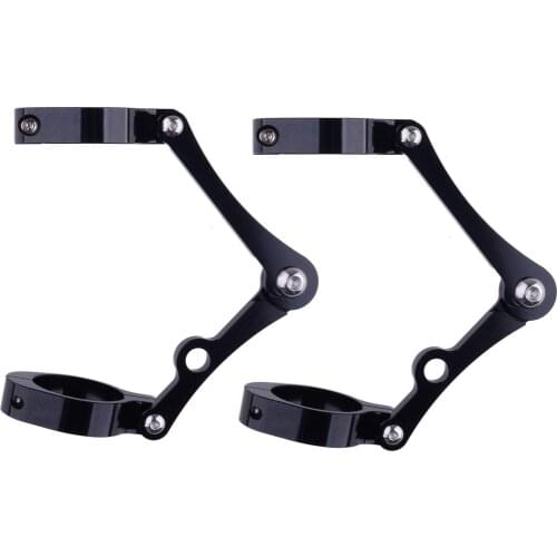 1 Pair Motorcycle Accessories Headlight Mount Bracket HeadLamp Holder Fit For 39mm 41mm Fork Tube