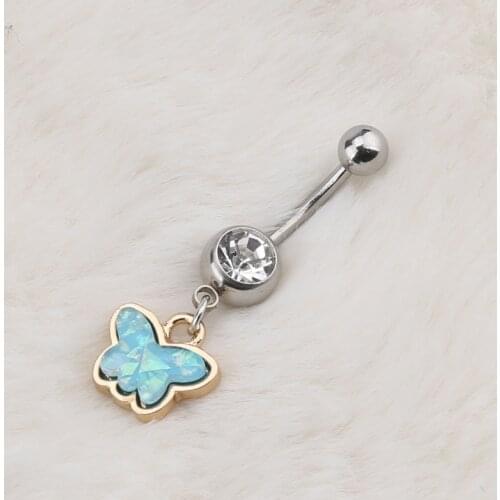 1 Pc Women body Fashion Navel Belly jewelry Button Rings Steel Bars Navel Piercing For Woman Girl Body Jewelry