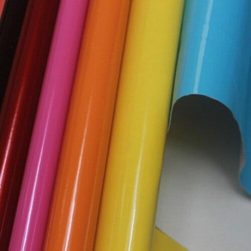 10 yards roll Mirror PU leather Luggage Shoes Jewelry Decoration Wall Soft Leather fabric smooth surface leather wholesale