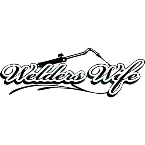 17*5.8cm Welders Wife vinyl decal/sticker truck car window welding welder car sticker New Style Hot car stickers stying