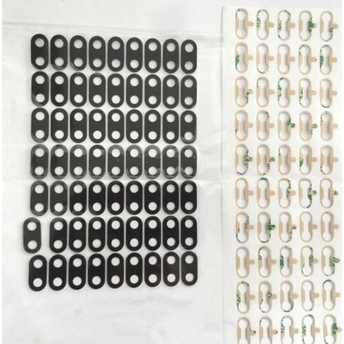 50pcs For Xiaomi 5s plus 5splus Housing Rear Back Camera Glass Lens Cover with Adhesive repair parts