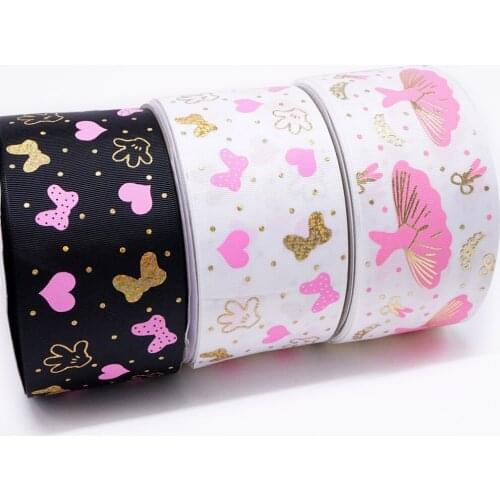 75 mm gold foil ribbon 3 inch ribbon holographic ribbon