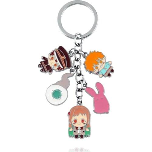 Anime Toilet-bound Hanako-Kun Zinc alloy Keychain Toilet Bound Jibaku Shounen Hanako Kun Pendant Keyrings