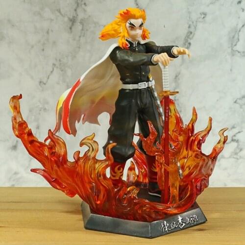 Anime Demon Slayer Rengoku Kyoujurou Figure Model Toys