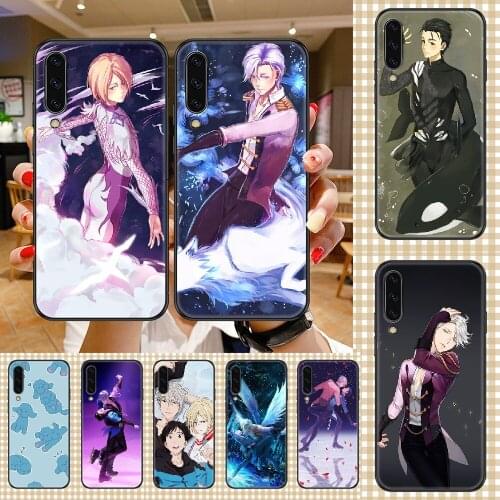 Anime YURI On ICE Phone case For Samsung Galaxy A 3 5 7 8 10 20 21 30 40 50 51 70 71 E S 2016 2018 4G black fashion bumper