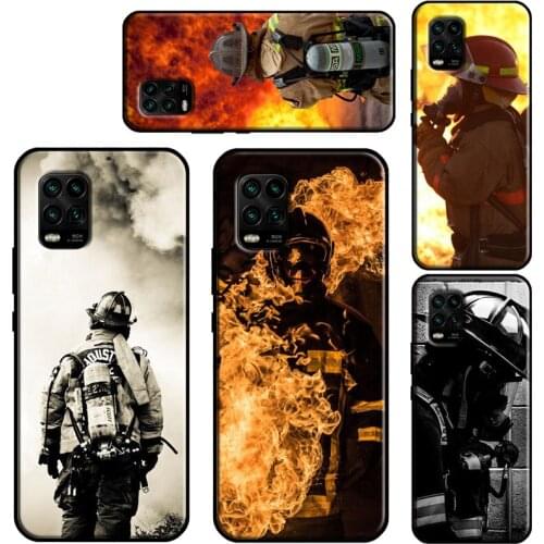 Firefighter Fireman Heroes Case For POCO X3 Pro M3 F2 F3 Back Cover For Xiaomi Mi 11 Ultra Note 10 Lite Mi 9T 10T Pro