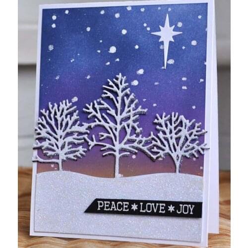 2020 Fir Tree Metal Cutting Dies DIY Scrapbooking Paper Photo Album Crafts Knife Mould Cards Blade Punch Decor Stencils