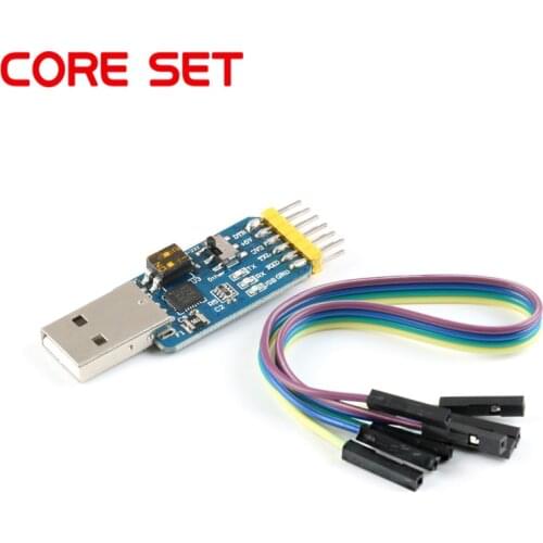 6 in 1 Multi-function Serial Convert Module USB CP2102 to TTL RS232 USB TTL to RS485 Conversion Module with Cable