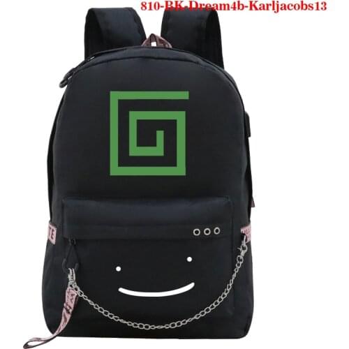 Fashion Game Dream Merch Personality Backpack Student Schoolbag Men Bookbag Dream Team Print Women Backpack Dropshipping Mochila