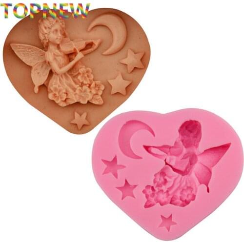 Moon Elf Modeling Fondant Cake Decoration Silicone Baking Tray Chocolate Candy Jelly Mold 1809