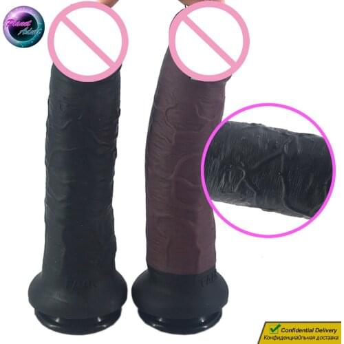 FAAK Large Silicone Dildo Penis Masturbator Realistic Dick Male Genital Pussy Vagina Masturbation Sex Toys for Women Lesbian Gay