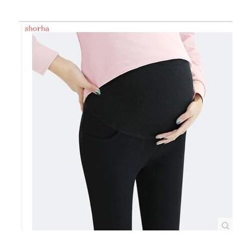 New winter size M-XXL maternity legging pants spring autumn warm pregnant leggings clothing quality cotton pant trousers