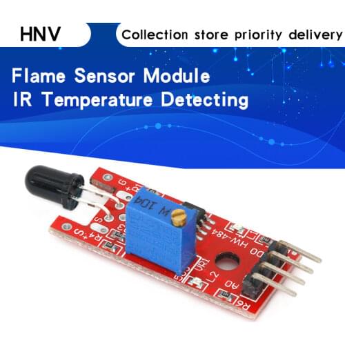 New 4PIN KY-026 Flame Sensor Module IR Sensor Detector Module Temperature Detecting Suitable