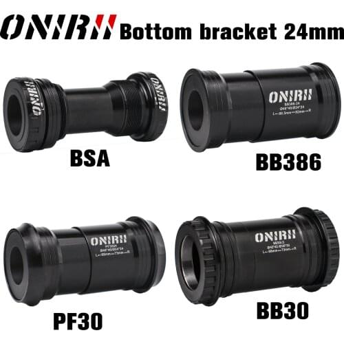 ONIRII Road Bicycles MTB Bike 24 22 MM BB Sealed Bearing Thread Bottom Bracket Cover BSA BB86-92 PF30 BB30 BB386 GXP Crankset