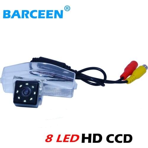 Adapt into special car 8 led lights more brigh car parking camera glass lens high night vision fit for MAZDA 2 for MAZDA 3