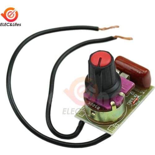 100W LED Dimmer Module DIY Kit For Arduino Dimming Dimmer Switch Light Board AC Motor Potentiometer Switching Speed Controller