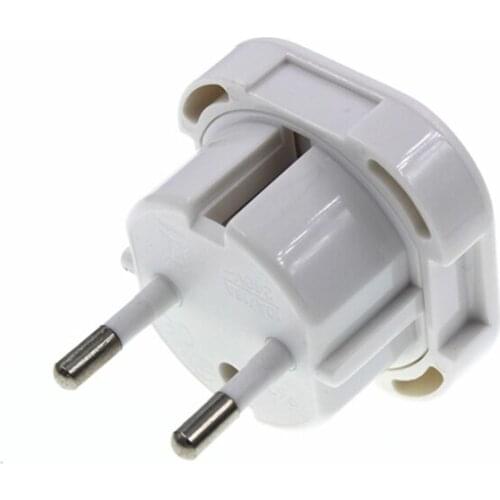 UK TO EU Europe European Universal Travel Charger Adapter Plug Converter 2 Pin Wall Plug Socket