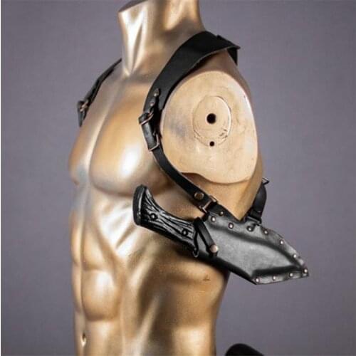 Adult Vintage Pirate Cosplay Costume Men Leather Back Scabbard Sword Katana Holder LARP Medieval Viking Knight Strap Holster