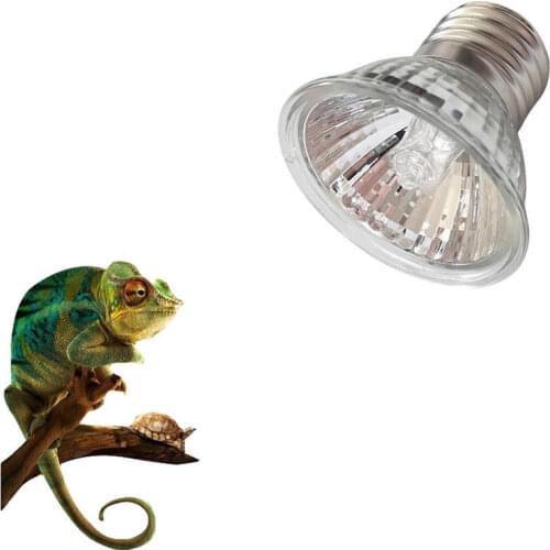 25/50/75W UVA+UVB 3.0 Reptile Lamp Bulb Turtle Basking UV Light Bulbs Heating Lamp Amphibians Lizards Temperature Controller
