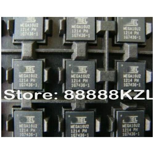 5-100PCS ATMEGA16U2-MU MEGA16U2-MU ATMEGA16U2 MEGA16U2 ATMEL QFN32 100% NEW