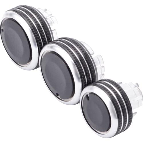 ABS Car Air Conditioning Heat Control Switch Knob Cover AC Knob For VW Santana New J.etta For Skoda Rapid Car Accessories