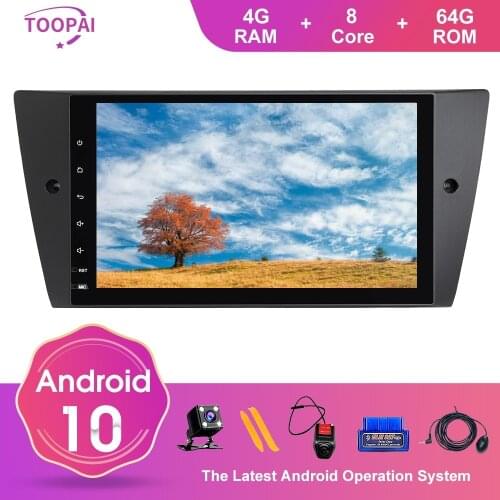 TOOPAI Android 10 Car Radio For BMW E90 E91 E92 E93 3 2005-2012 Auto Radio Stereo Head Unit Car Multimedia GPS Navigation Player