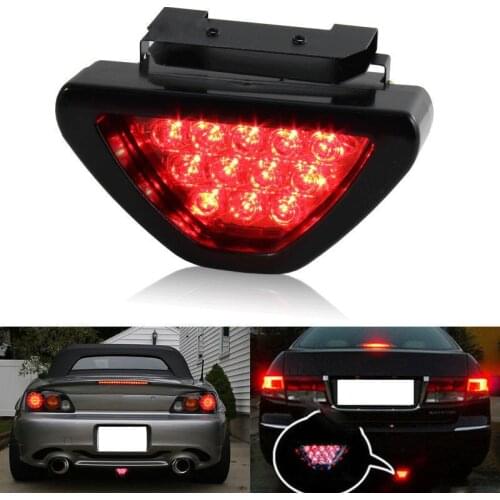 Car Brake Light Red Lens Car Rear Tail Brake Stop Light Car Night Driving Brake Warning Light Car Accessories Fog Lamp