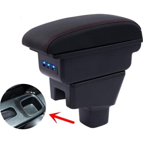 For Suzuki SX4 armrest box central Store content box products accessories With USB interface