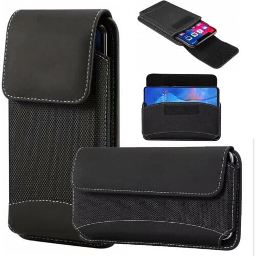 Nylon Horizontal Vertical Holster Pouch Case with Belt Loop For HTC U11 EYEs Desire12 12s U12+ U11 U12Life X2 U11 X10 10 Evo A9s