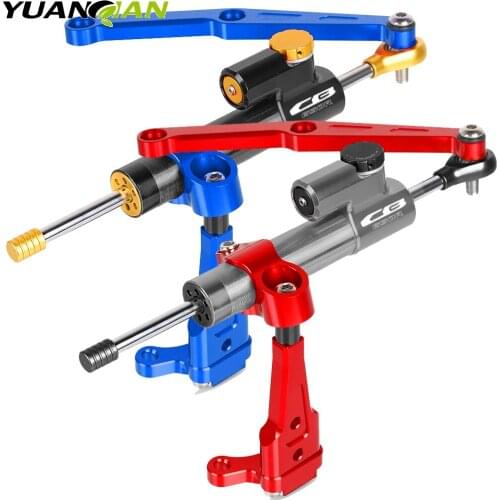 For HONDA CB650R CB650 R CB 650 R 2018 2019 2020 2021 CNC Motorcycle Steering Stabilizer Damper Mounting Bracket Kit CB650R LOGO